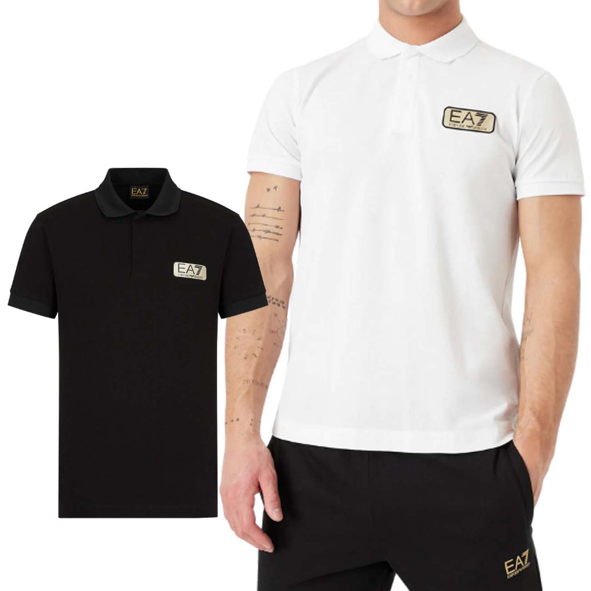 POLO ARMANI EA7 3LPF09PJ5AZ CASUAL SPORTY