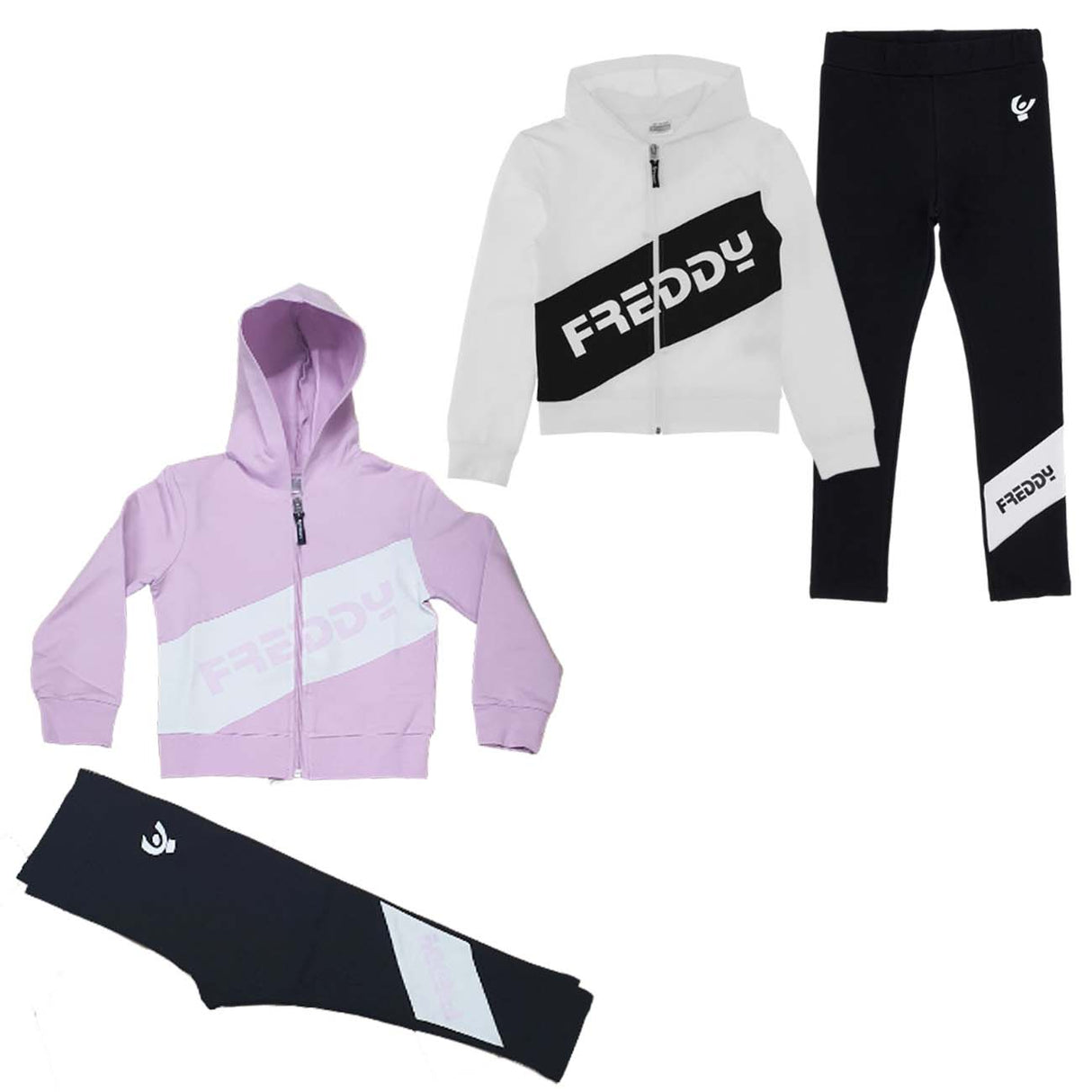 SURVÊTEMENT FILLE FREDDY FR0383 COTON BROSSÉ