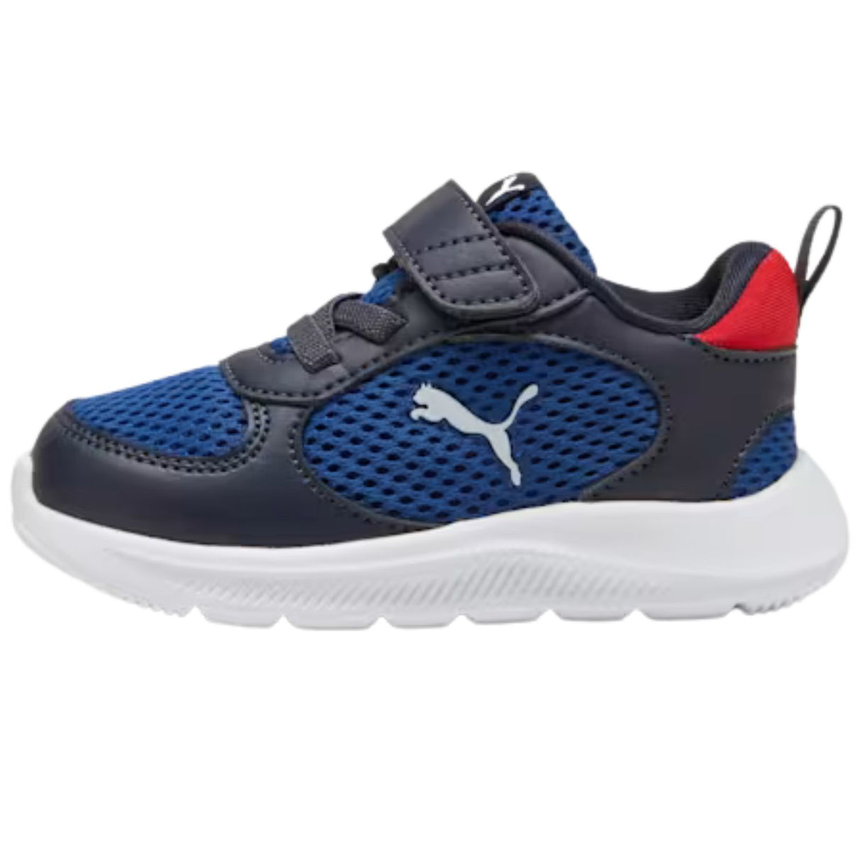 SCARPA BAMBINI PUMA 400581 01 FUN RACER 2 STRAPPO BLU