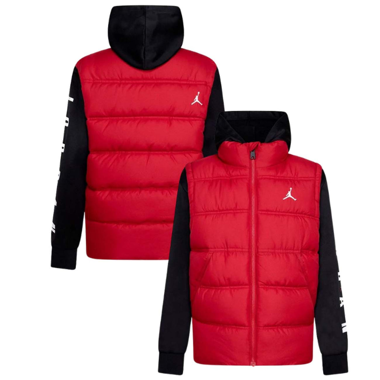 GIUBBOTTO RAGAZZI JORDAN 95D191 H24 PIUMINO ROSSO