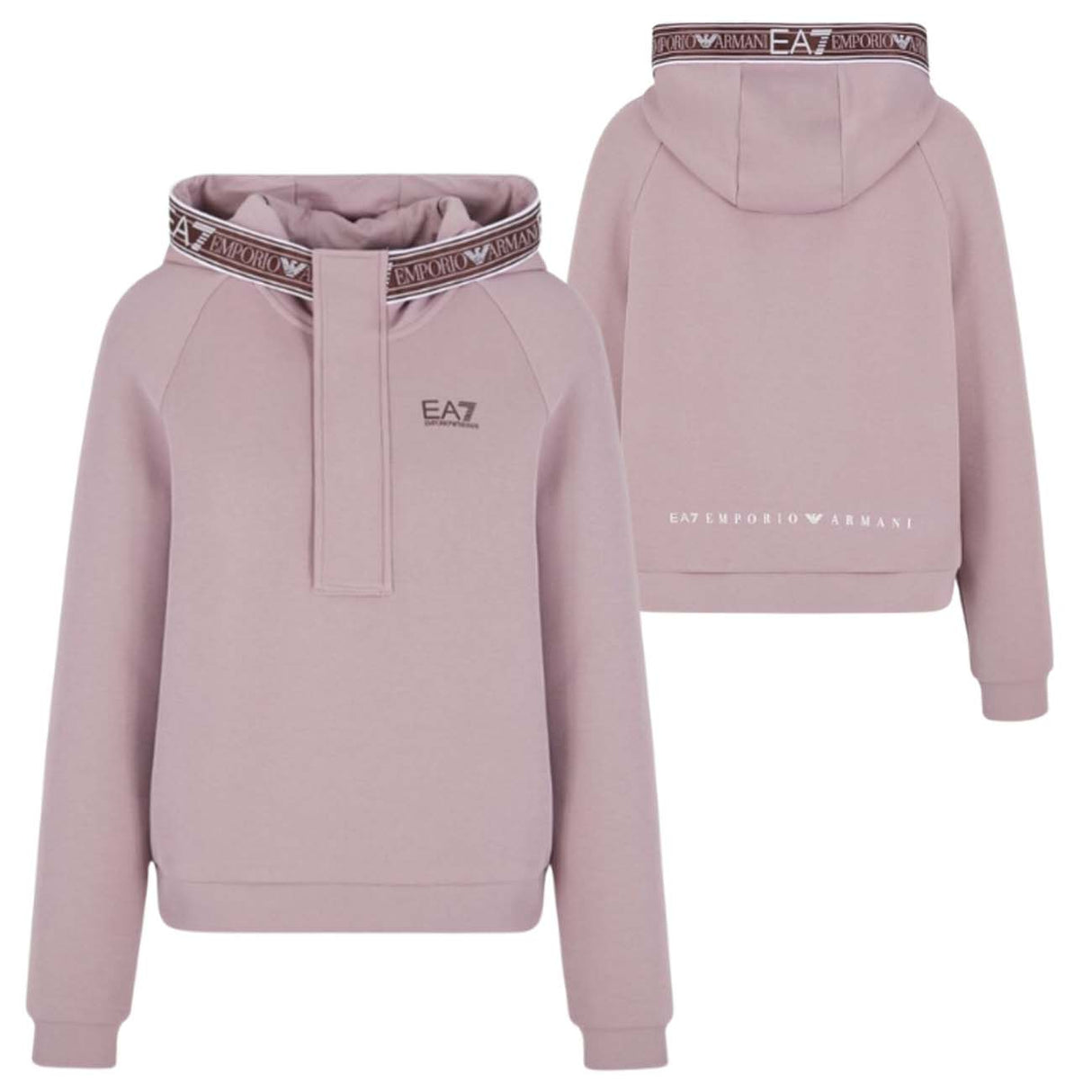 FELPA DONNA ARMANI EA7 I25 6DTM38 TJUXZ 1341 COTONE FELPATO