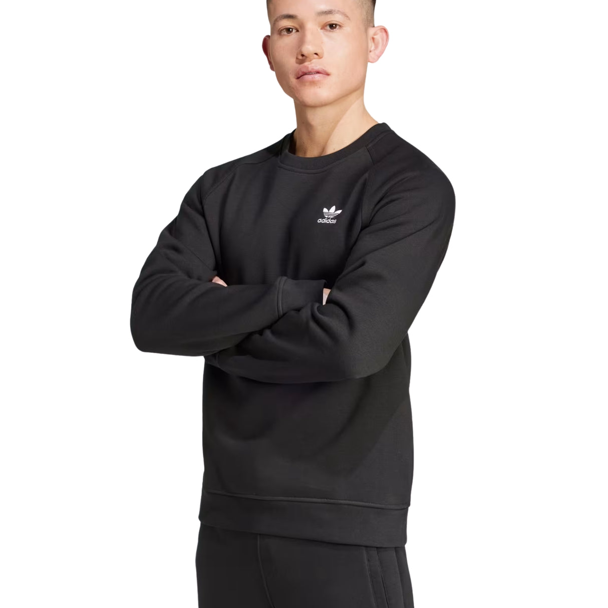 FELPA ADIDAS IY4932 ESSENTIALS FELPATA NERO