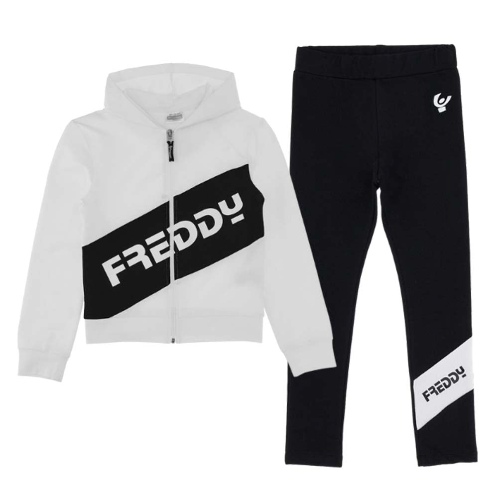 SURVÊTEMENT FILLE FREDDY FR0383 COTON BROSSÉ
