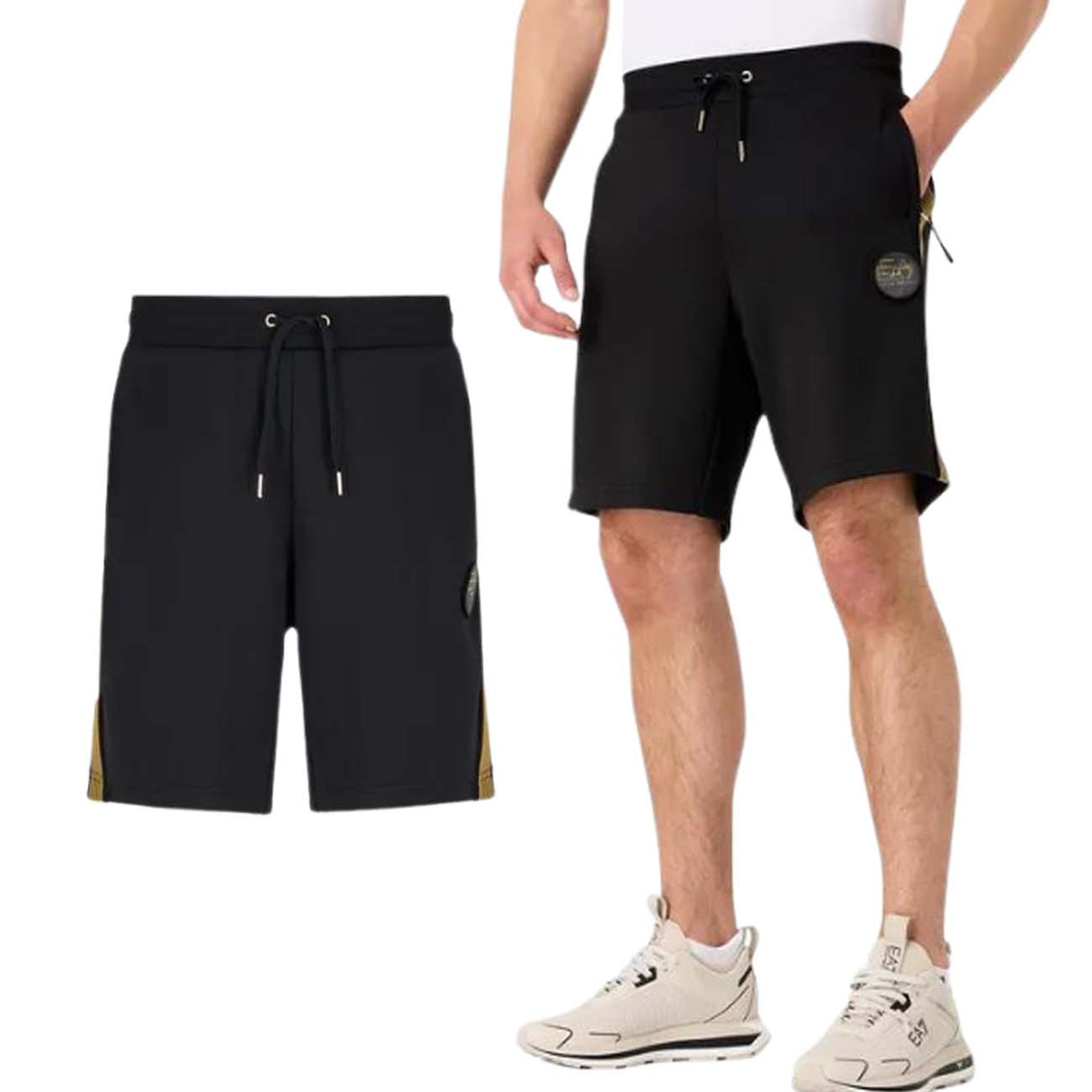 PANTALONCINO ARMANI EA7 E24 3DPS67 PJMTZ 1200 NERO