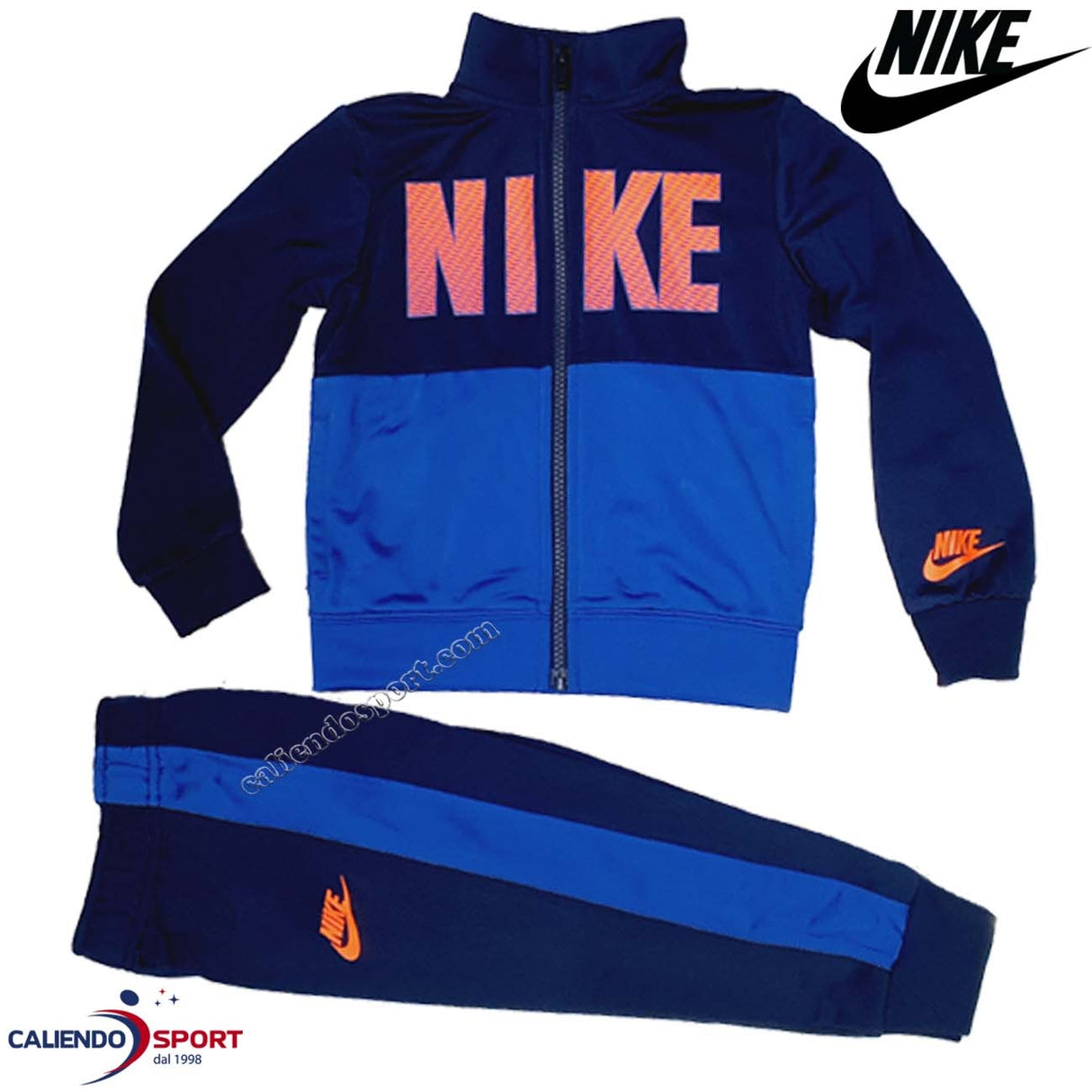 TUTA BAMBINI NIKE 66H203 U90 BLU ACETATO