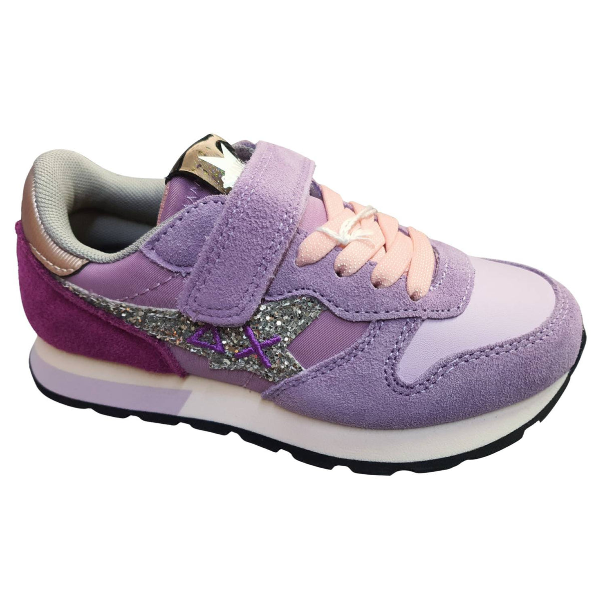 SCARPA RAGAZZE SUN 68 Z45417K 24 LILLA STARGIRL GLITTER LOGO