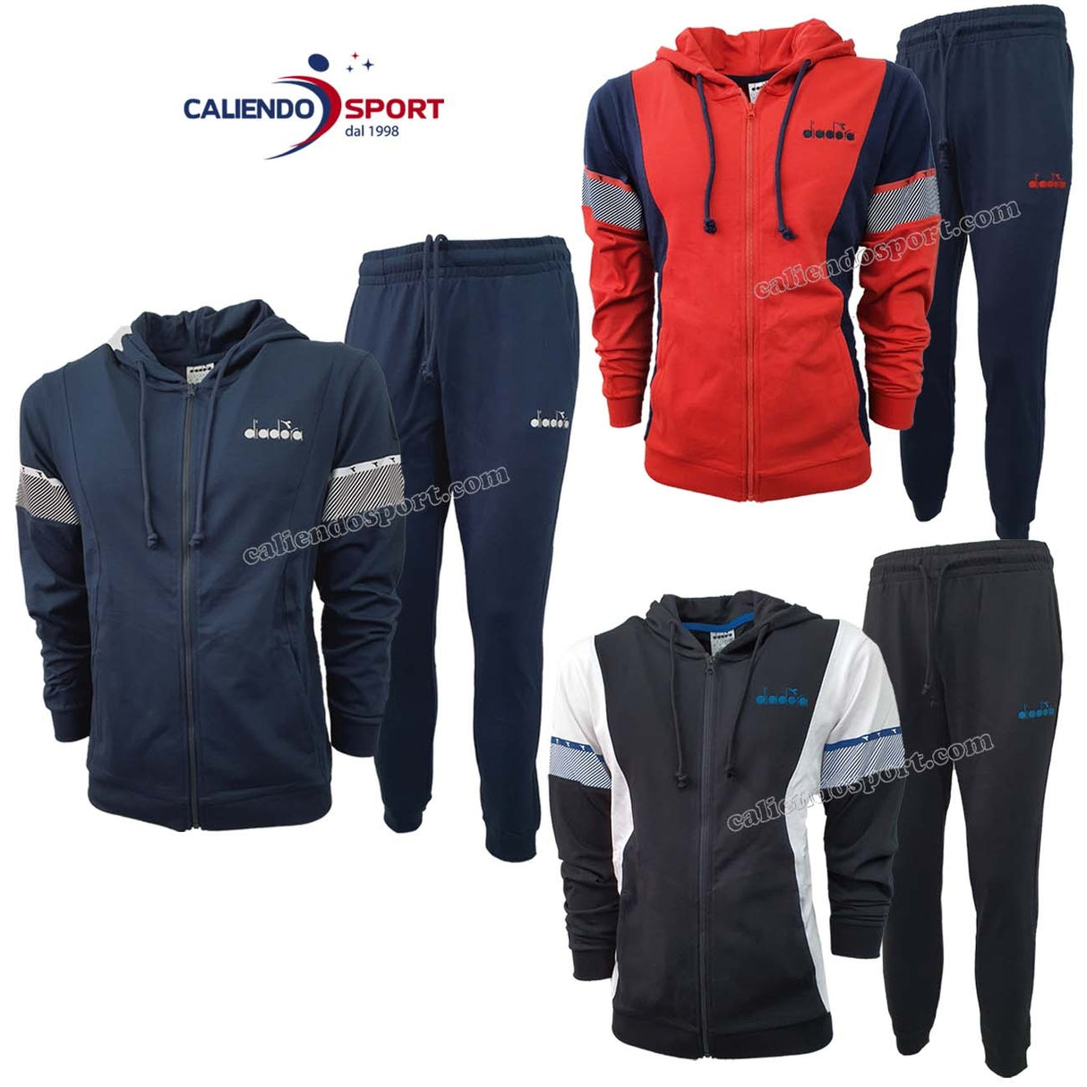 DIADORA 177096 FZ CORE HOODED COTTON TRACKSUIT