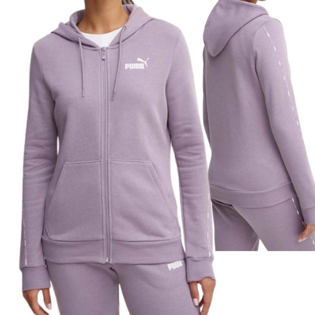 FELPA DONNA PUMA 675997 30 ESSENTIALS COTONE FELPATO