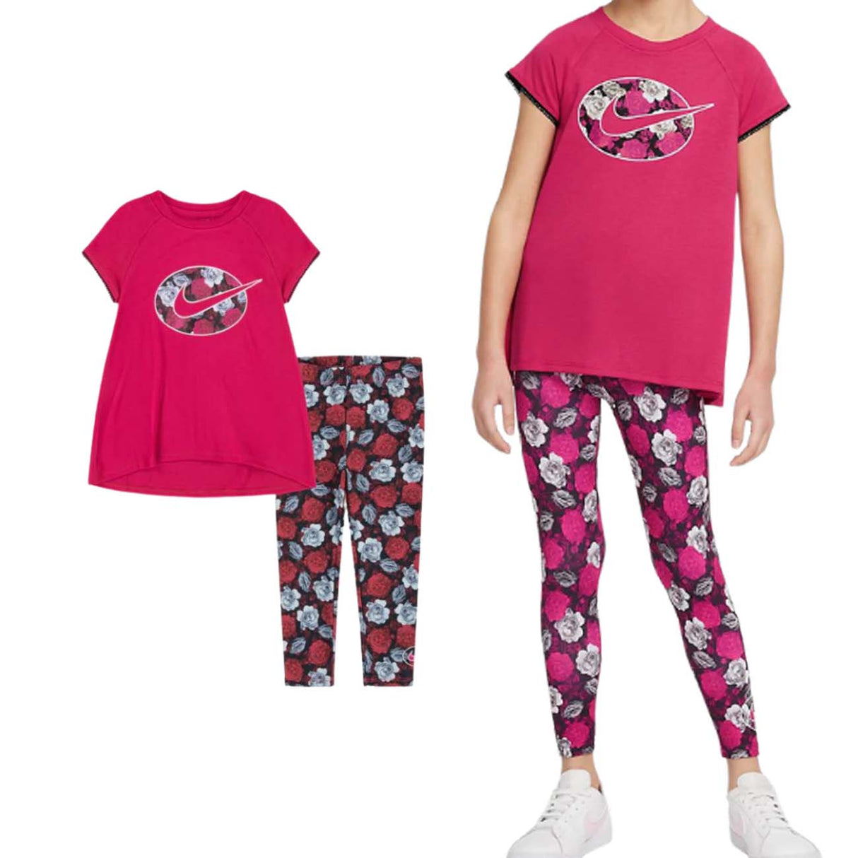 NIKE GIRLS' COMPLETE 16J109 36J109 SLEEVELESS+LEGGINGS