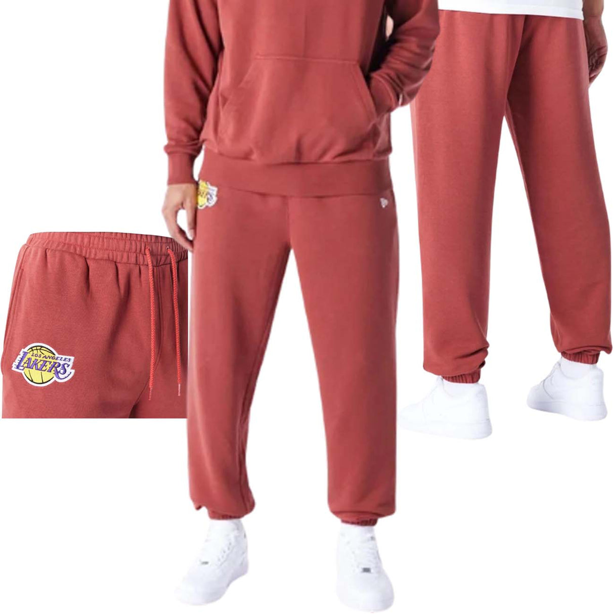 PANTALONE NEW HERA 60578567 LAKERS LEAGUE COTONE GARZATO