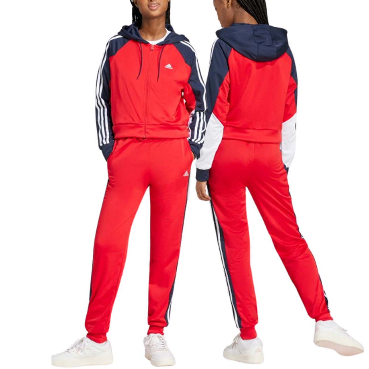 TUTA DONNA ADIDAS IX9270 BOLDBLOCK ROSSO ACETATO