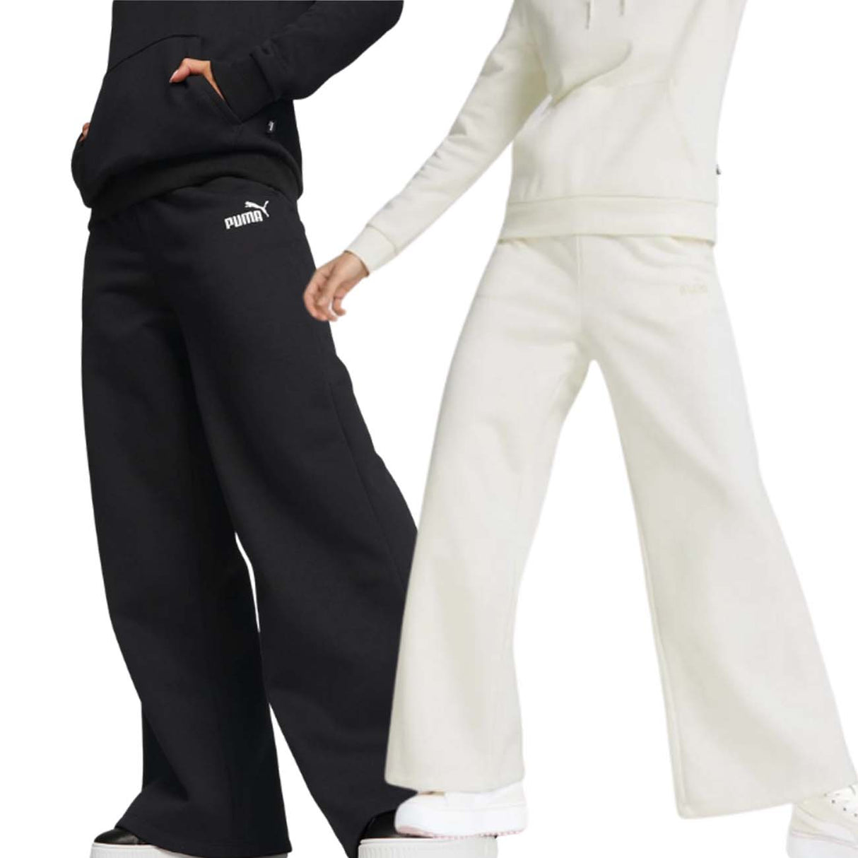 PANTALON EN COTON POLAIRE POUR FEMMES PUMA 670006 ESSENIALS