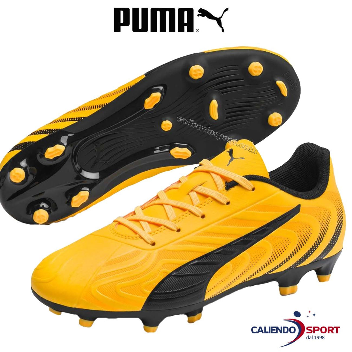CHAUSSURES DE FOOTBALL POUR ENFANTS 105840 01 PUMA ONE FG/AG JR