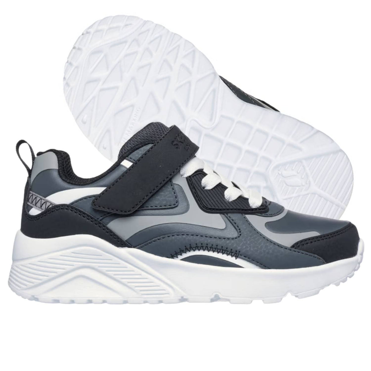SCARPA RAGAZZI SKECHERS 403645L GYBK UNO LITE CHROMA CRUIS