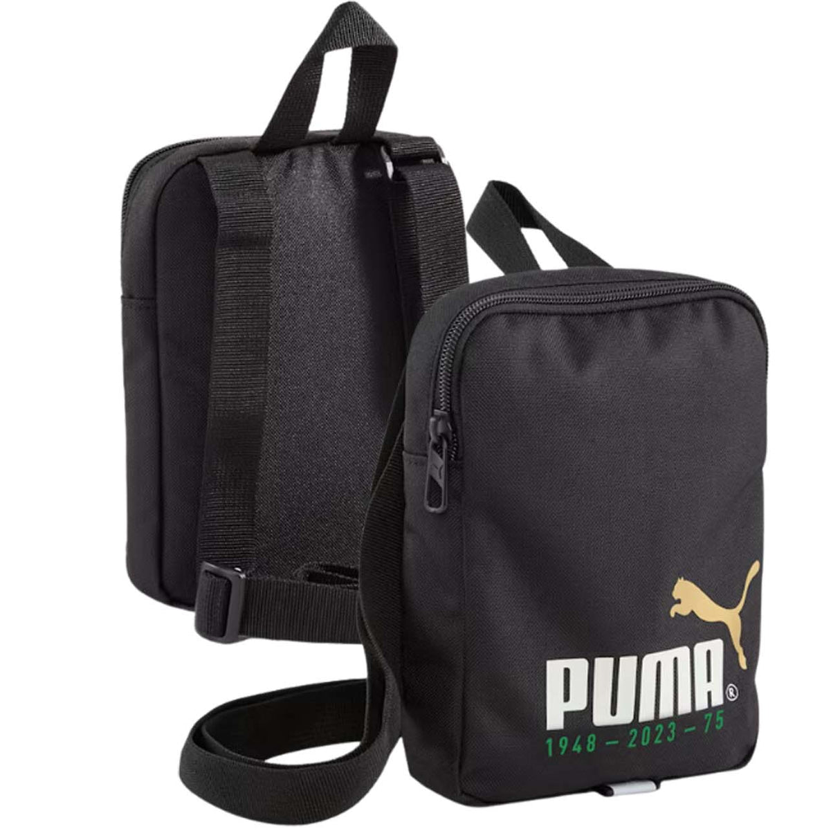 SAC À BANDOULIÈRE PUMA 090109 01 PHASE 75 ANS NOIR UNISEXE