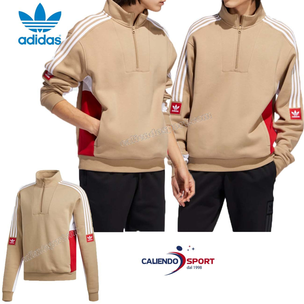 FELPA ADIDAS EC7334 MODULAR ORIGINALS UOMO