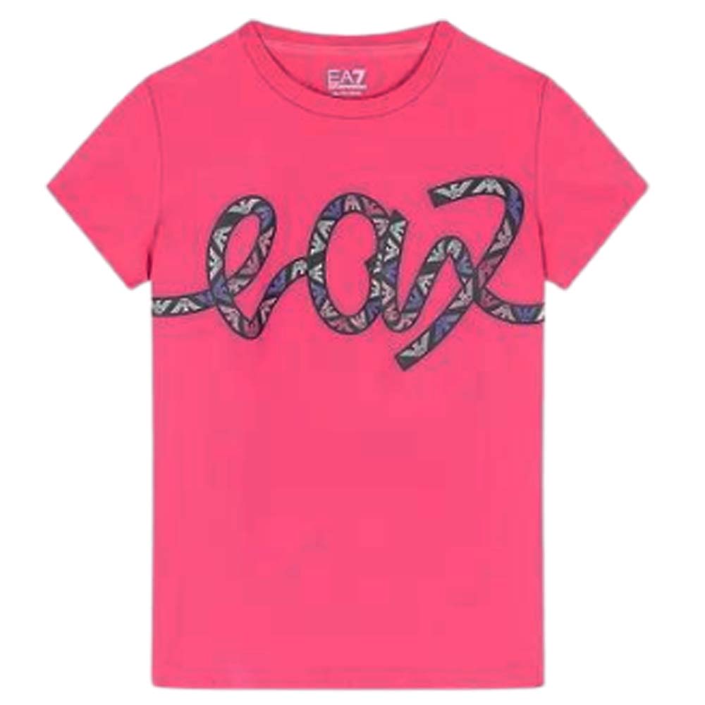 T-SHIRT RAGAZZE ARMANI EA7 3RFT06 FJ2HZ COTONE