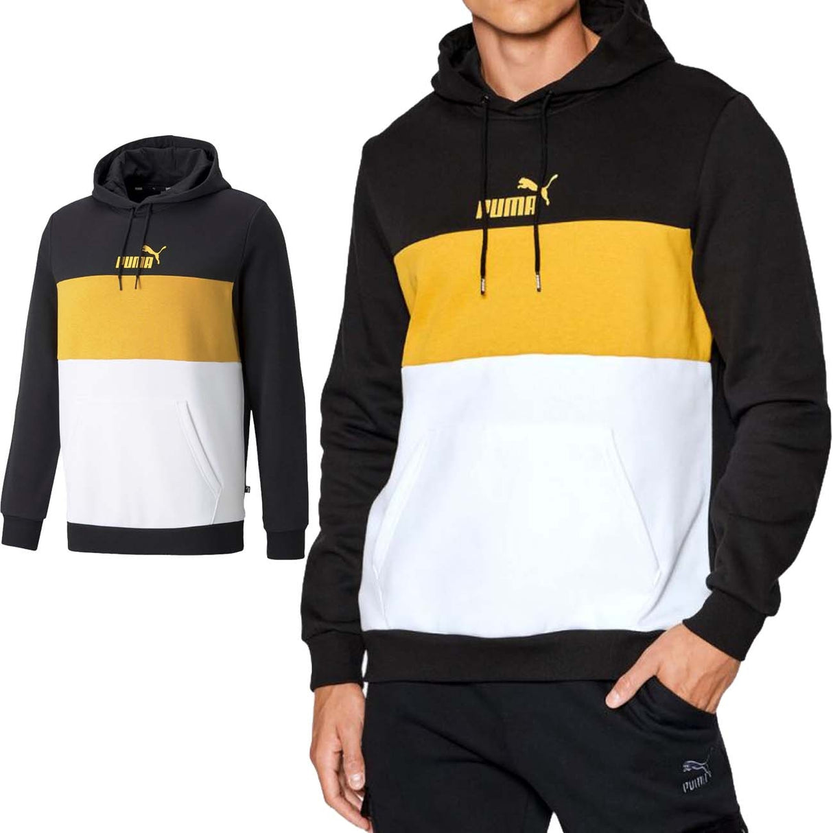 Sweat-shirt à blocs de couleurs PUMA 587917 56 Essentials