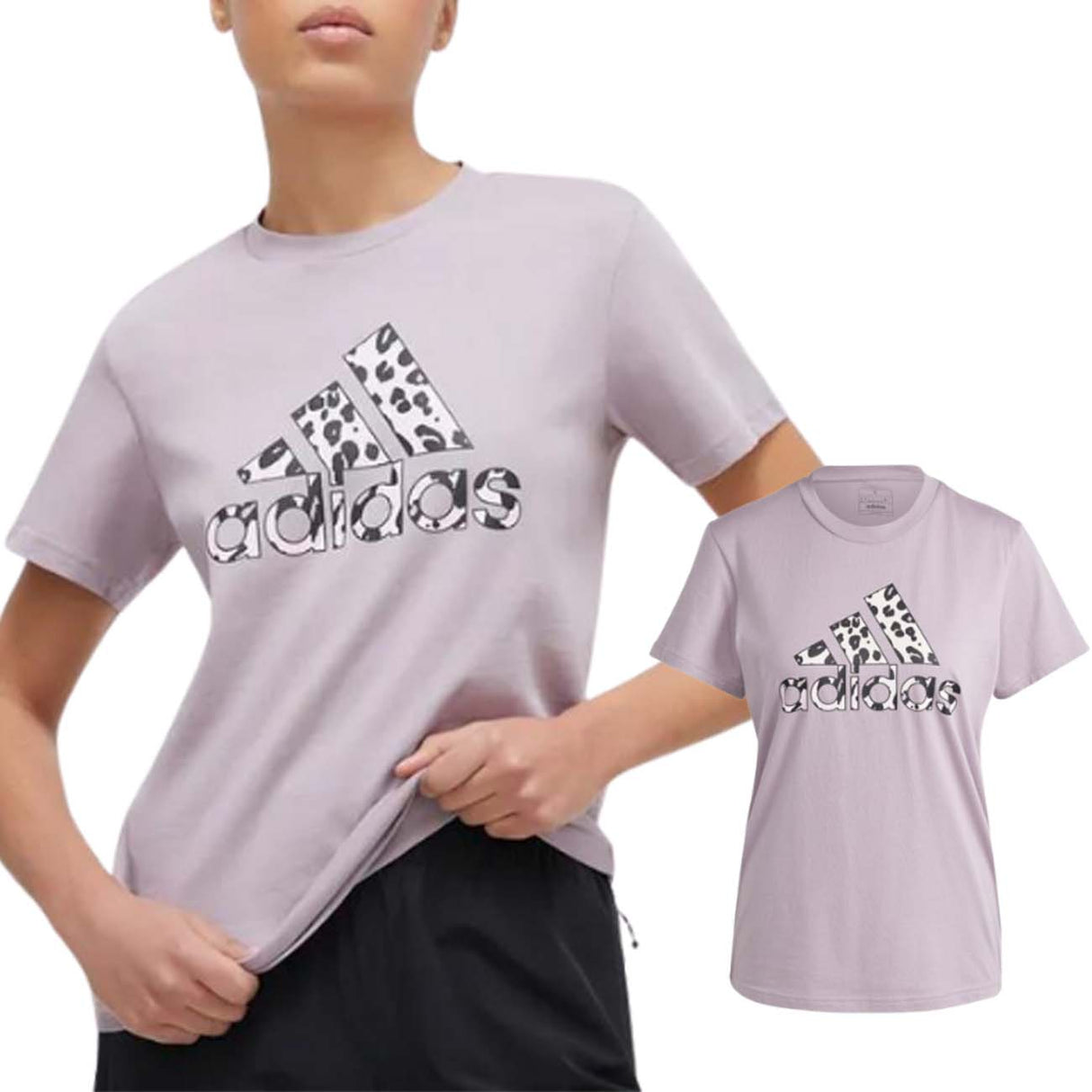 T-SHIRT DONNA ADIDAS IV9377 COTONE GRAPHIC ANIMAL