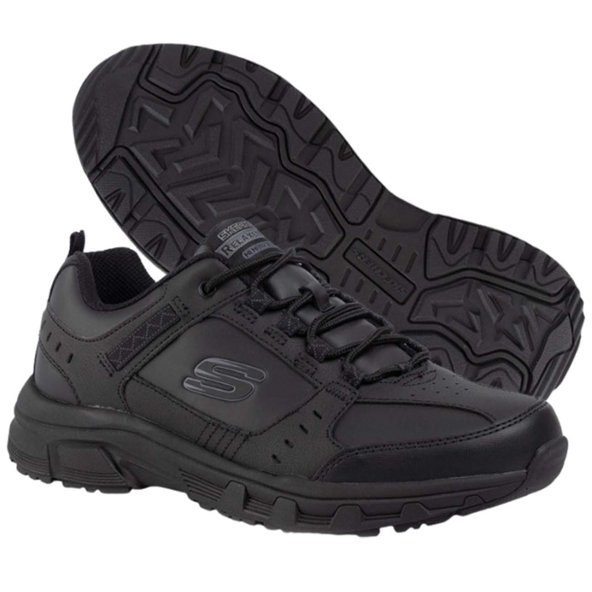 SKECHERS SHOE 51896 BBK OAK CANYON REDWICK