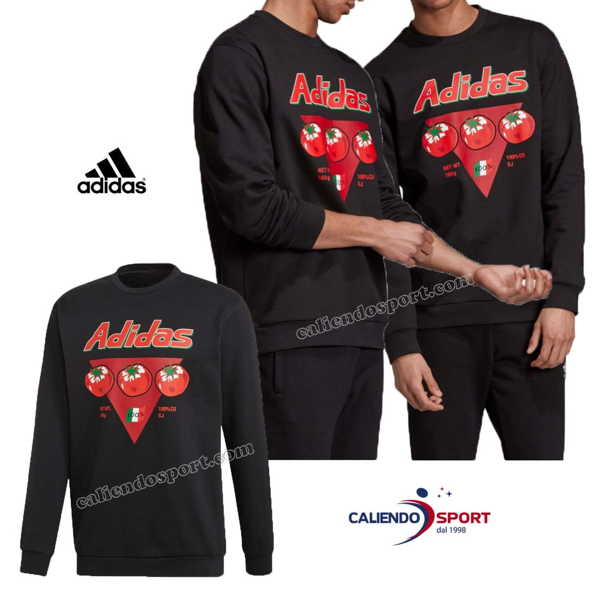 Sweat-shirt adidas Originals noir avec canette de bière ED7065