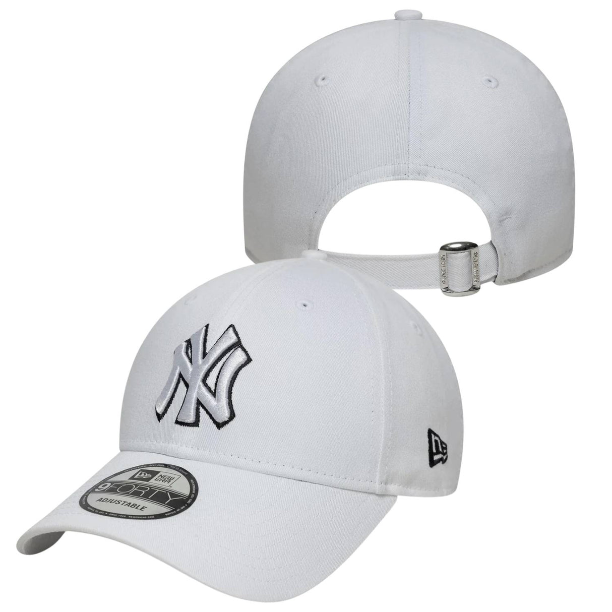 CAPPELLO NEW ERA 60675522 NEW YORK YANKEENS MLB OUTLINE BIANCO