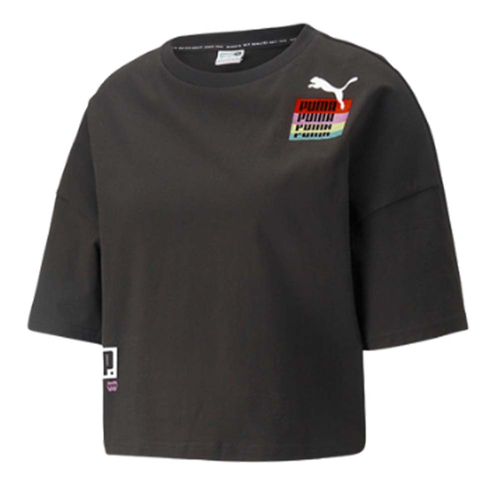 T-SHIRT DONNA PUMA 534350 OVERSIZE LOVE COTONE