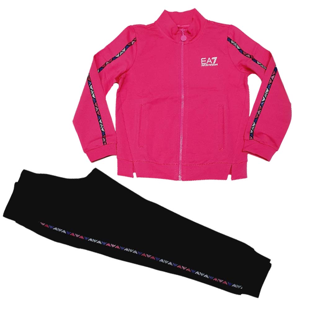 TUTA BAMBINE ARMANI EA7 3RFV55 FJ5FZ COTONE