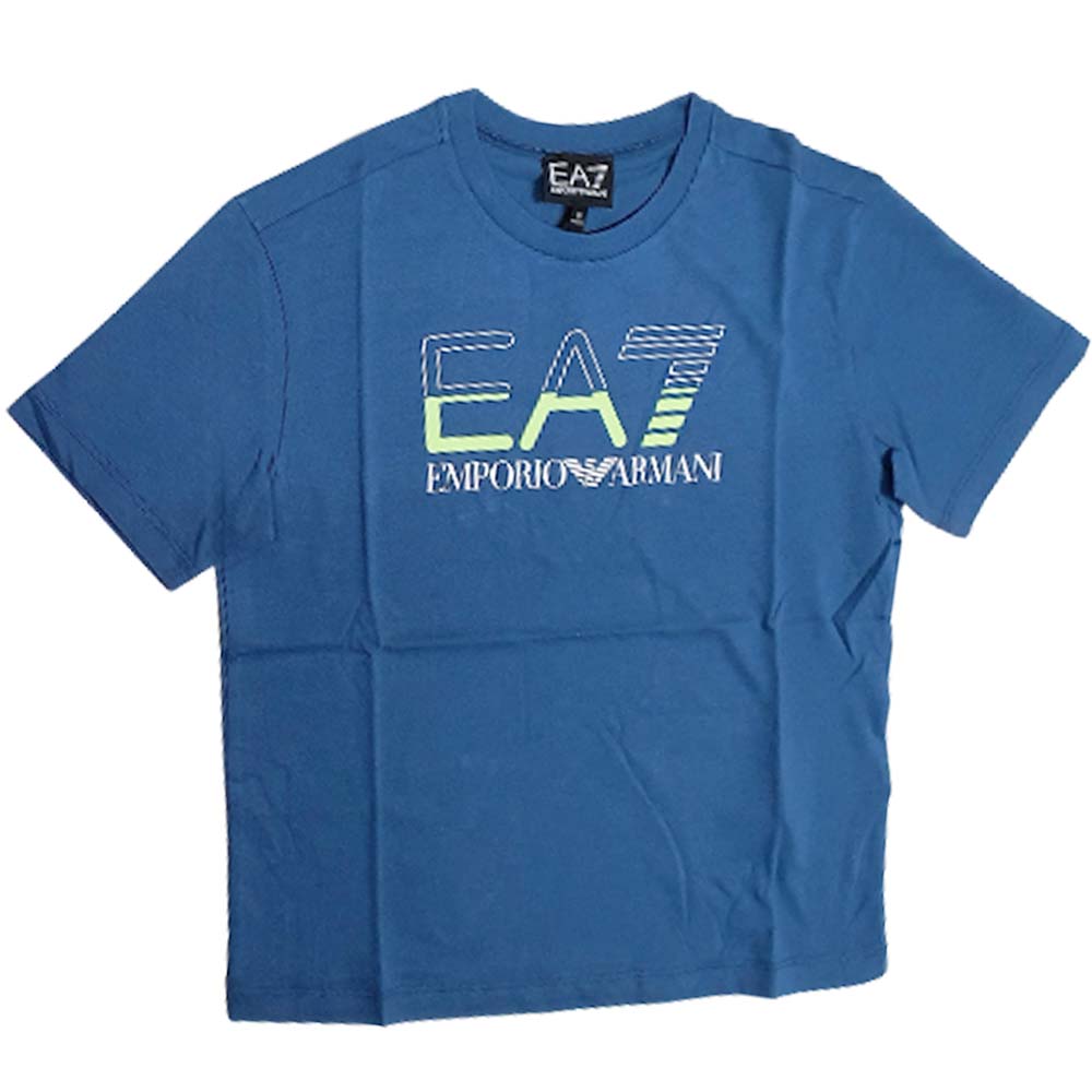 T-SHIRT RAGAZZI ARMANI EA7 3RBT58 BJ02Z COTONE