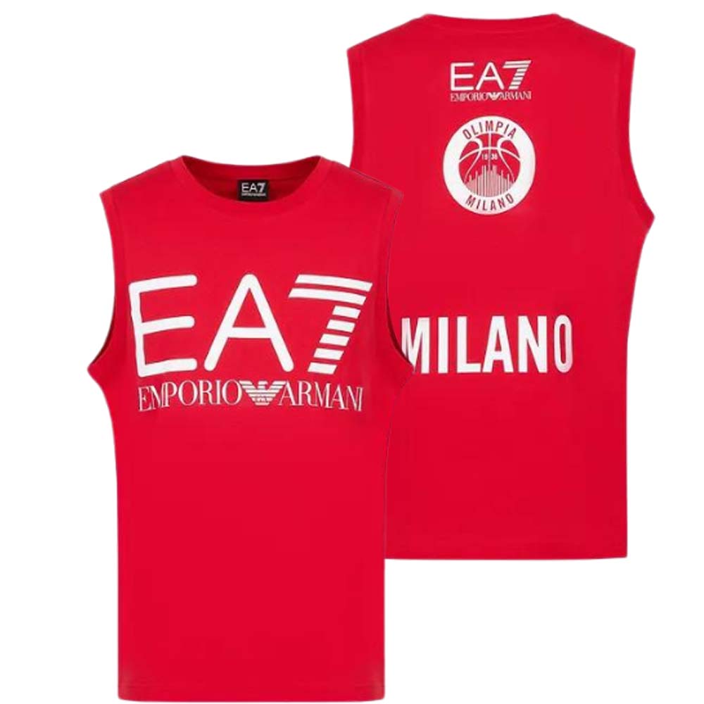 ARMANI EA7 6LPHBI PJOMZ OLIMPIA MILANO COTTON TANK TOP
