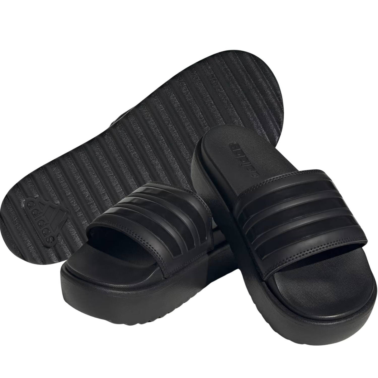 CIABATTA ADIDAS HQ6179 ADILETTE PLATFORM NERO