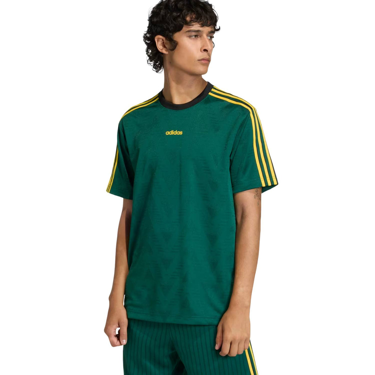 T-SHIRT ADIDAS KE3337 BRUISED BANANA JACQUARD VERDE