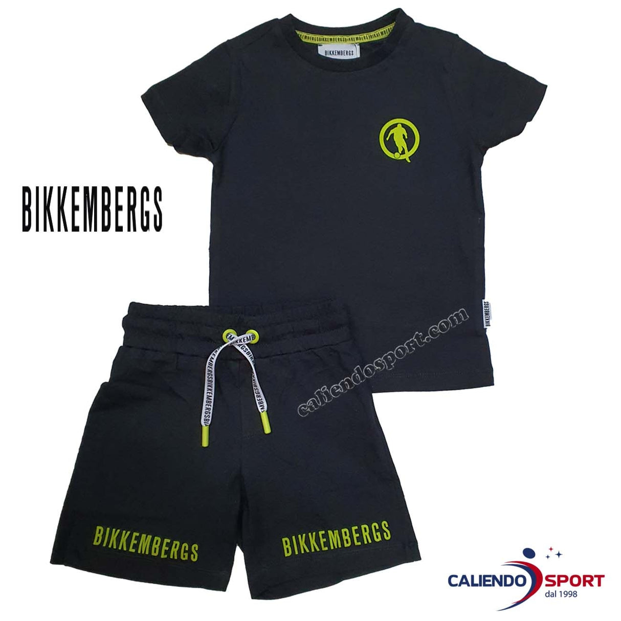 BIKKEMBERGS BK0283 CHILDREN'S COMPLETE COTTON T-SHIRT+SHORTS