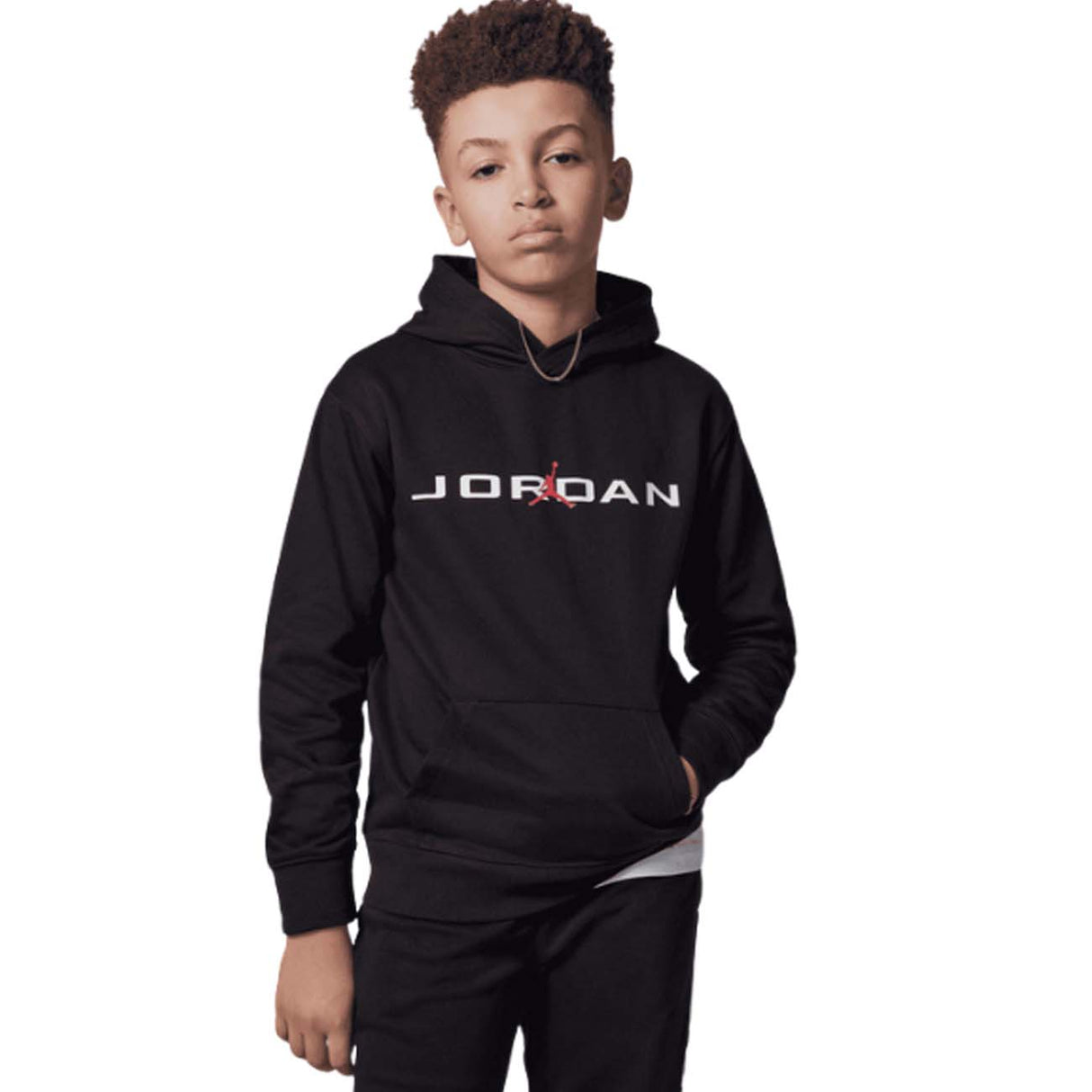 FELPA RAGAZZI JORDAN 95D744 023 BASELINE COTONE GARZATO