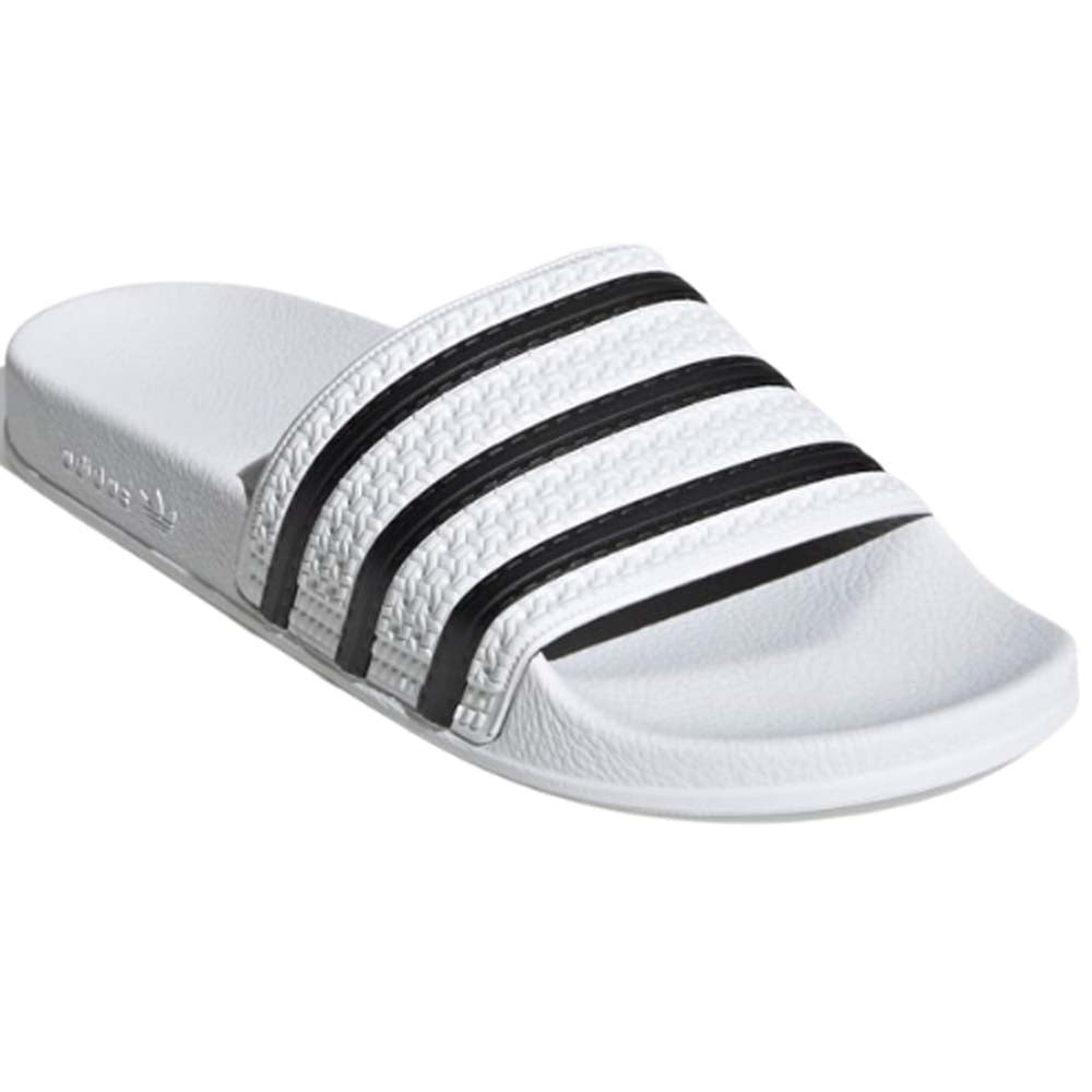 CIABATTE ADIDAS 280648 280647 ADILETTE NERO BIANCO