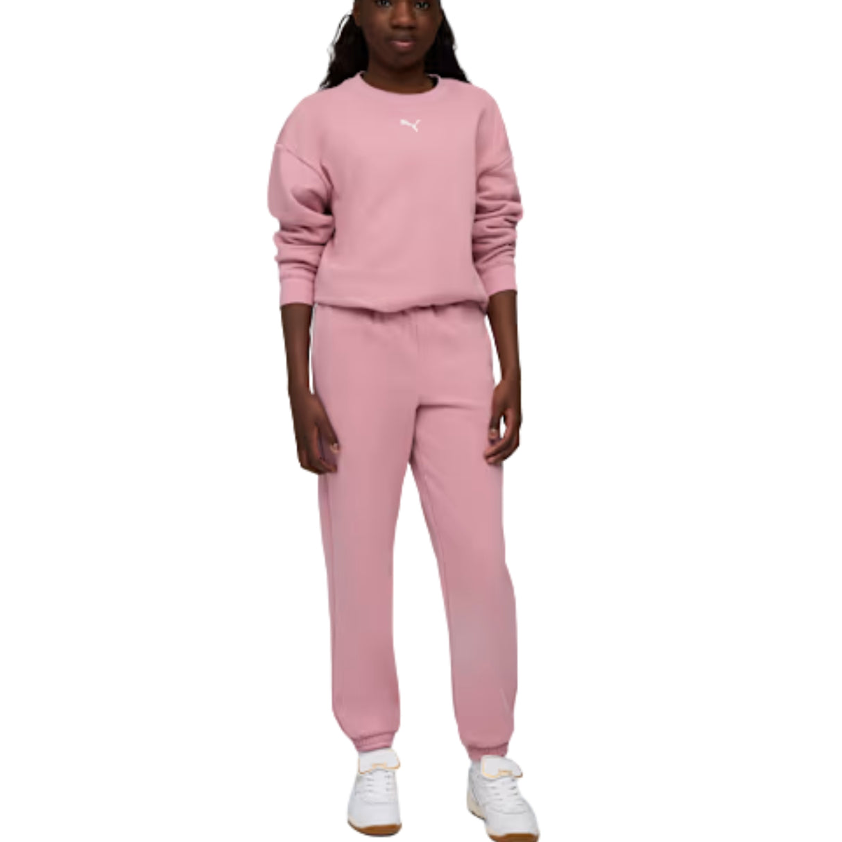 TUTA RAGAZZE PUMA 689727 65 ESSENTIALS COTONE FELPATO