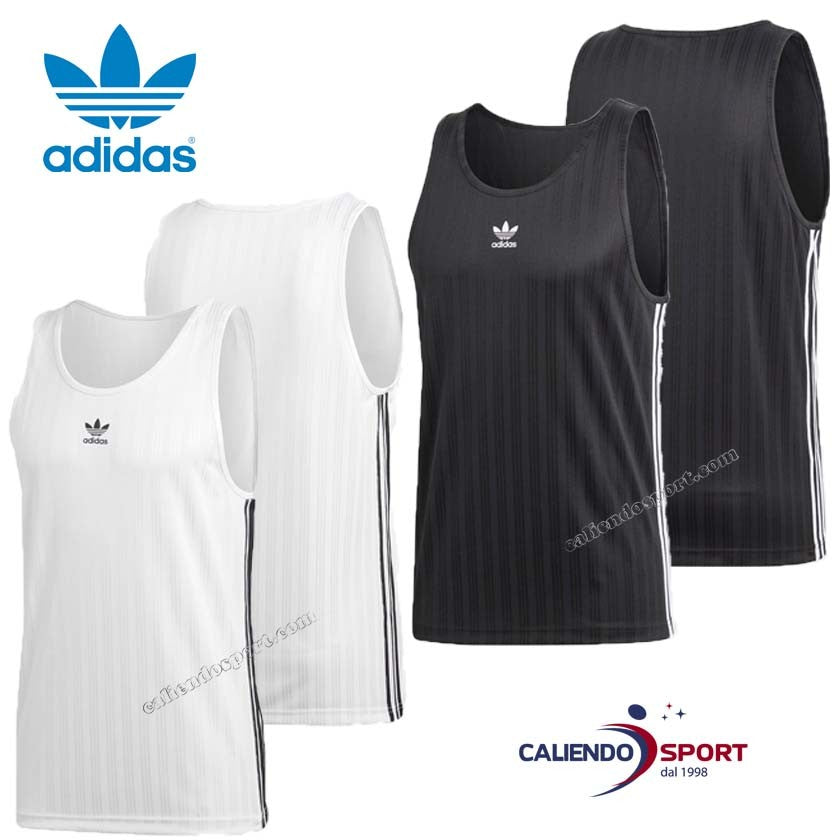ADIDAS CV8609 CV8608 ORIGINALS DÉBARDEUR HOMME NOIR BLANC CHEMISE DE SPORT