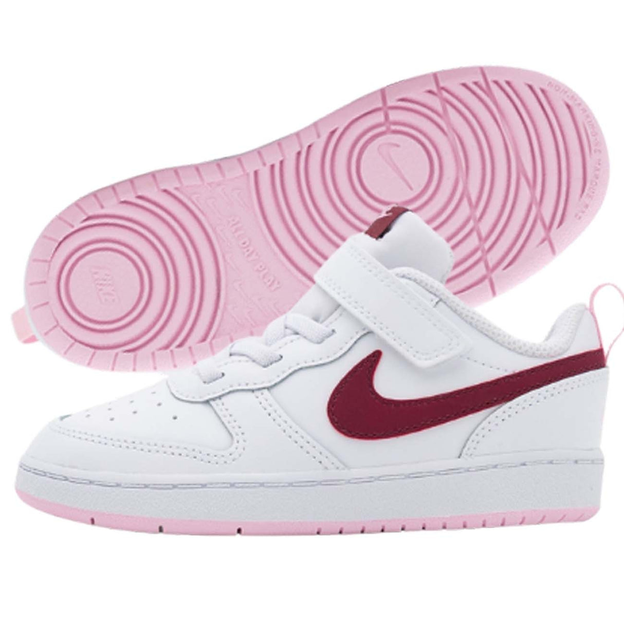 SCARPA NIKE BAMBINE BQ5453 120 COURT BOROUGH LOW
