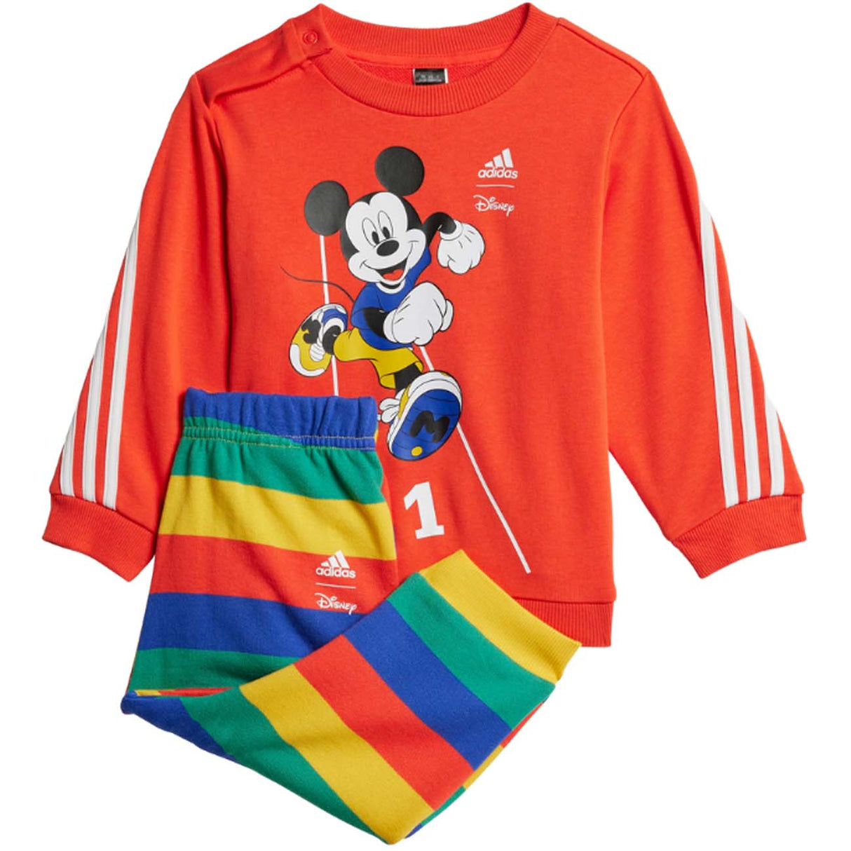 TUTA DISNEY ADIDAS HR9486 MICKEY MOUSE COTONE GARZATO