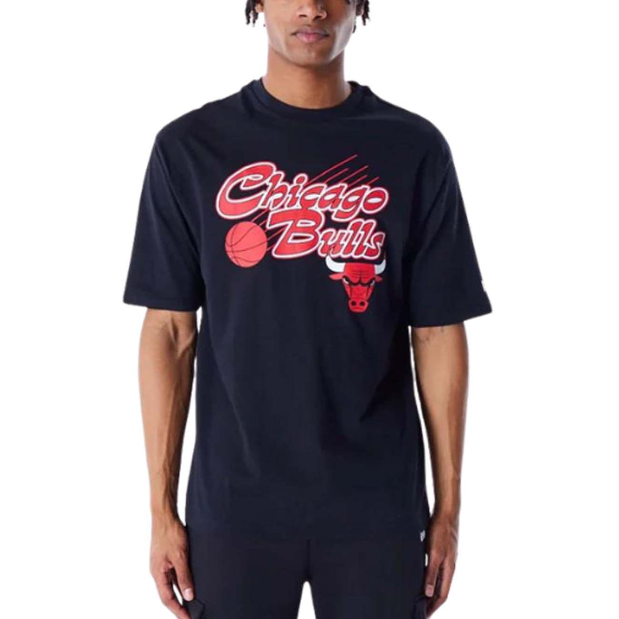 T-SHIRT CHICAGO BULLS 60564786 NERO OVERSIZE