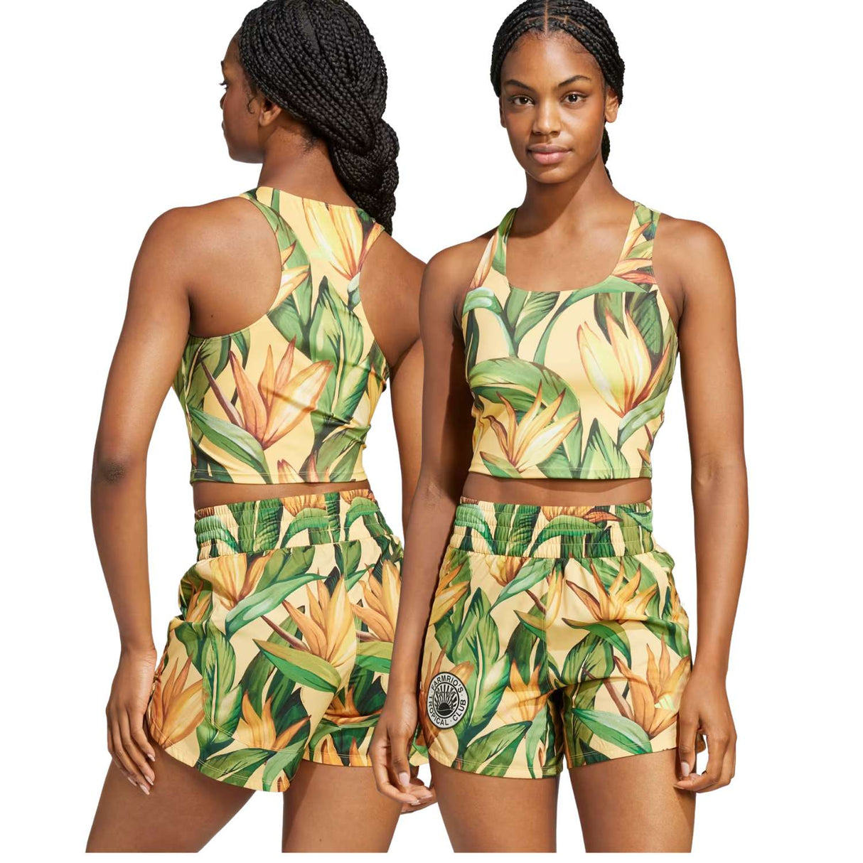 TOP DONNA ADIDAS JD6306 X FARM RIO SPORT