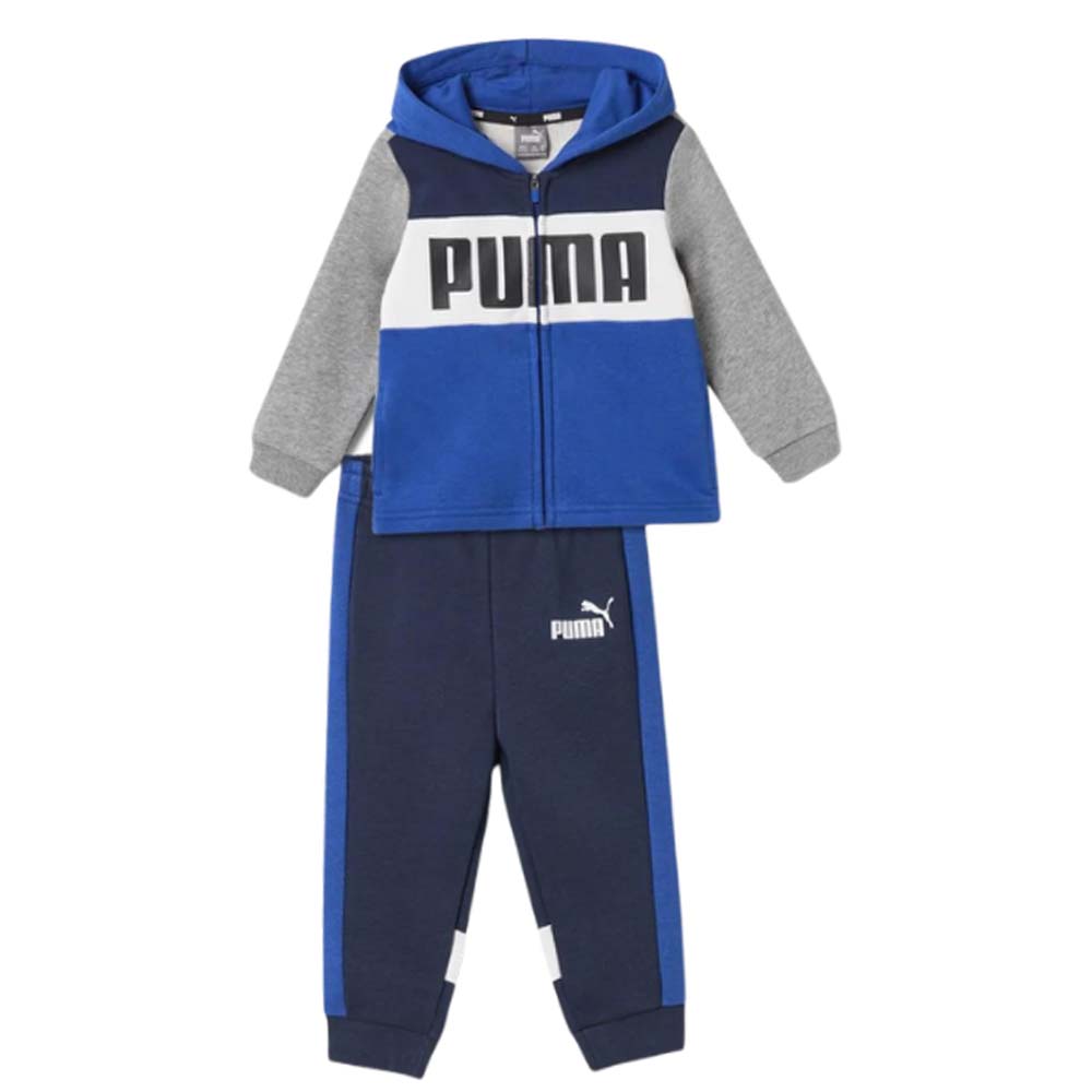 TUTA RAGAZZI PUMA 682116 17 POWER COTONE GARZATO