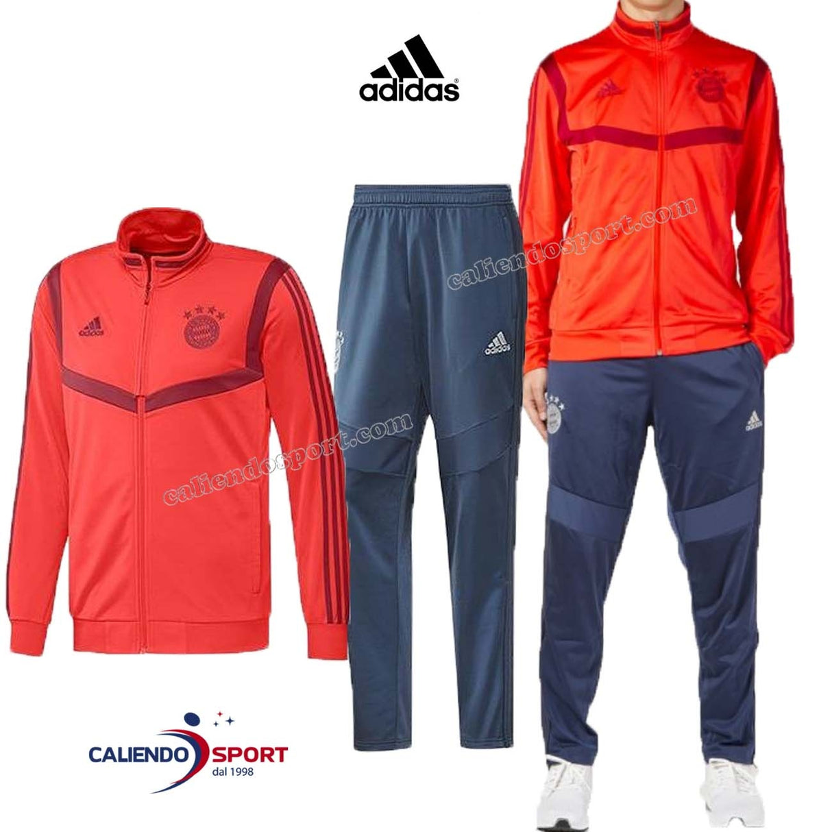 TUTA ADIDAS DX9166 BAYERN MUNCHEN RAPPRESENTANZA CALCIO ALLENAMENTO