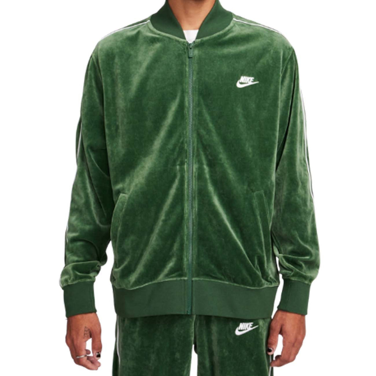 FELPA NIKE FB8231 010 SPORTWEAR CLUN NERO CINIGLIA