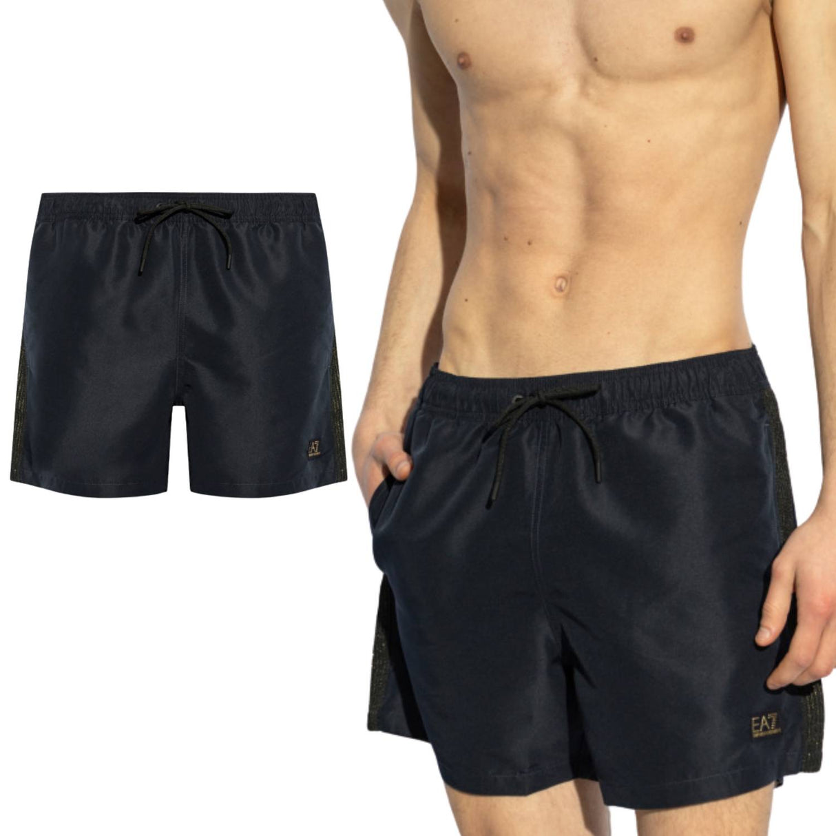 COSTUME ARMANI EA7 E25 7M000530 UC001 NERO MARE PISCINA