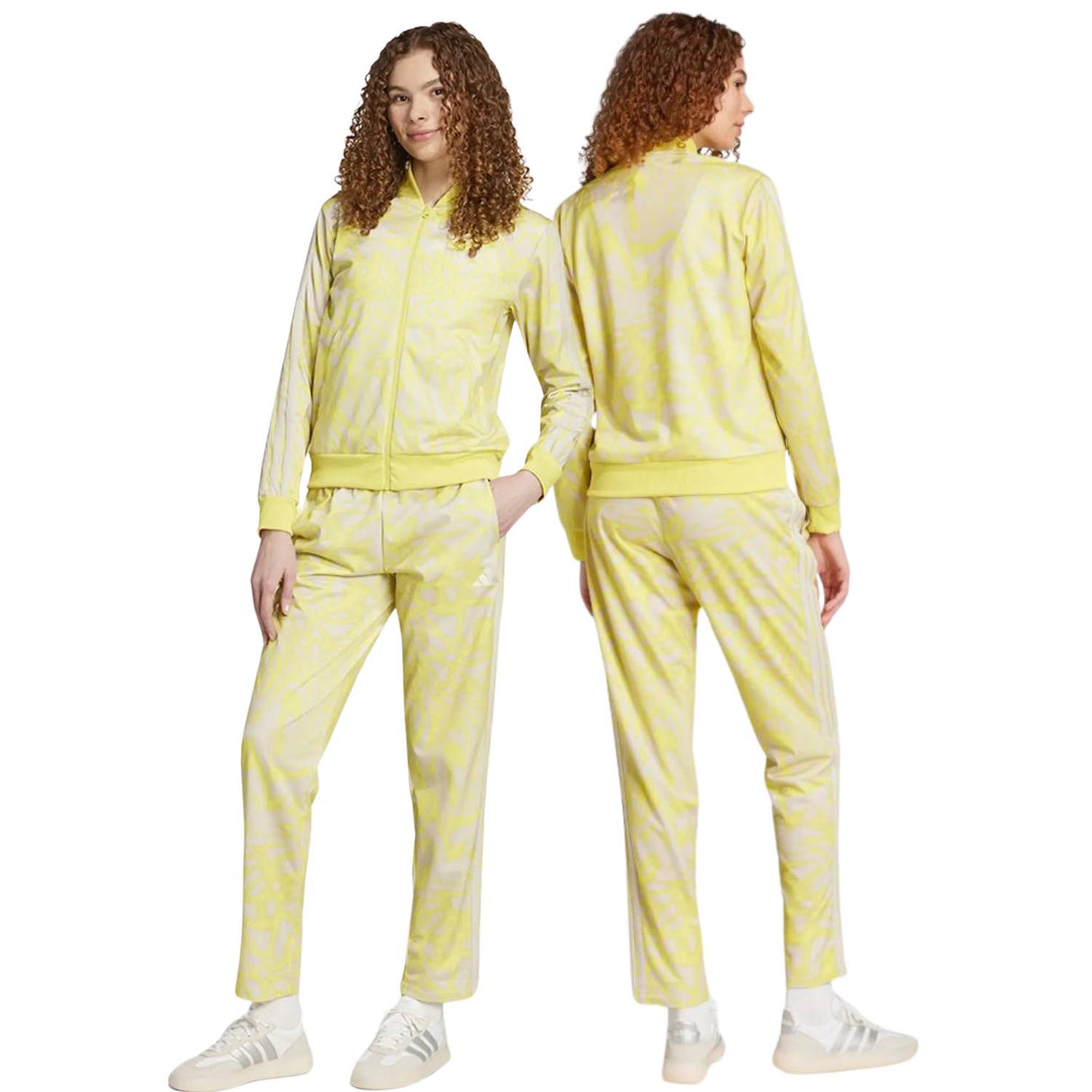 TUTA DONNA ADIDAS JD2685 ESSENTIALS 3 STRIPES ACETATO GIALLO
