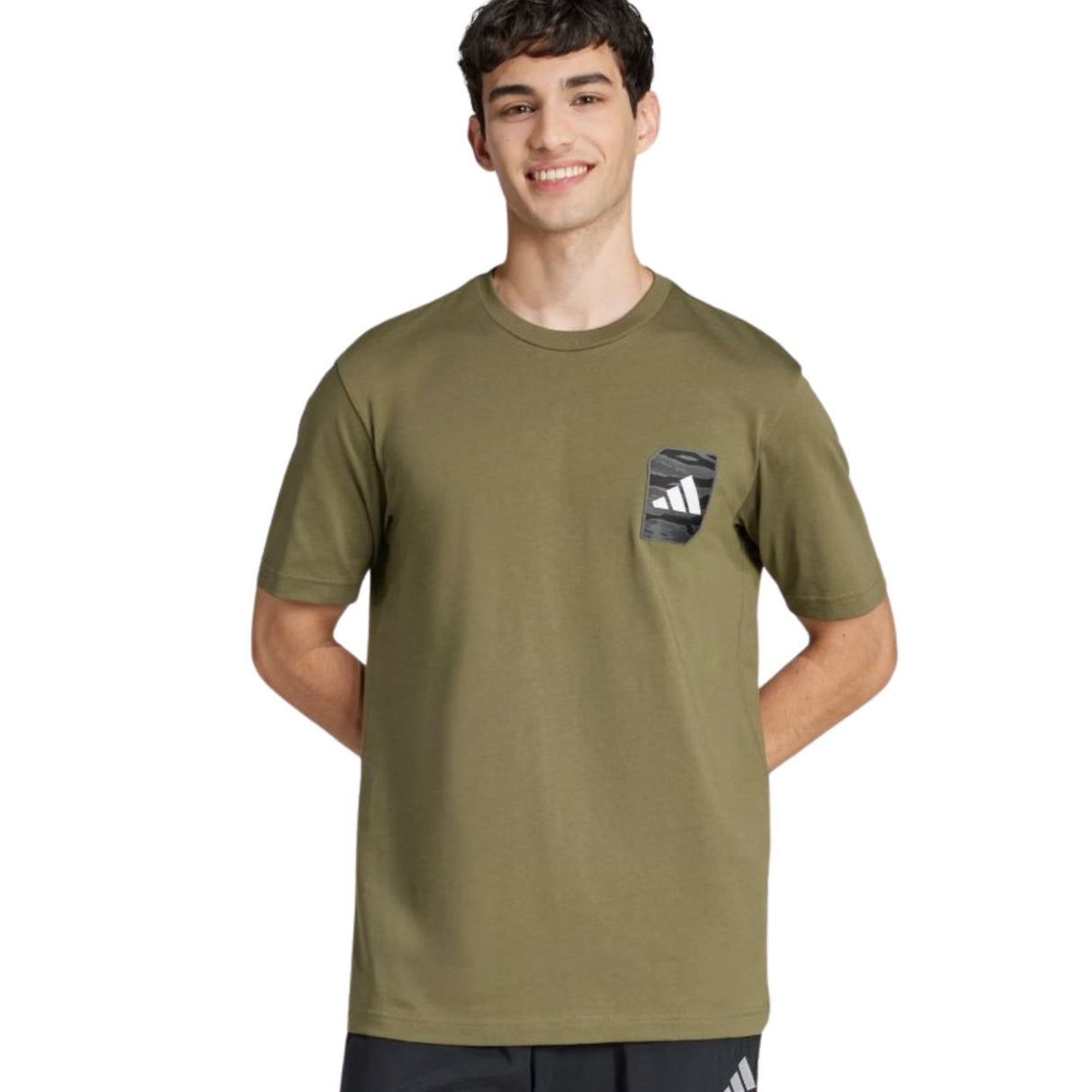 T-SHIRT ADIDAS JI6759 CAMO GRAFIC VERDE