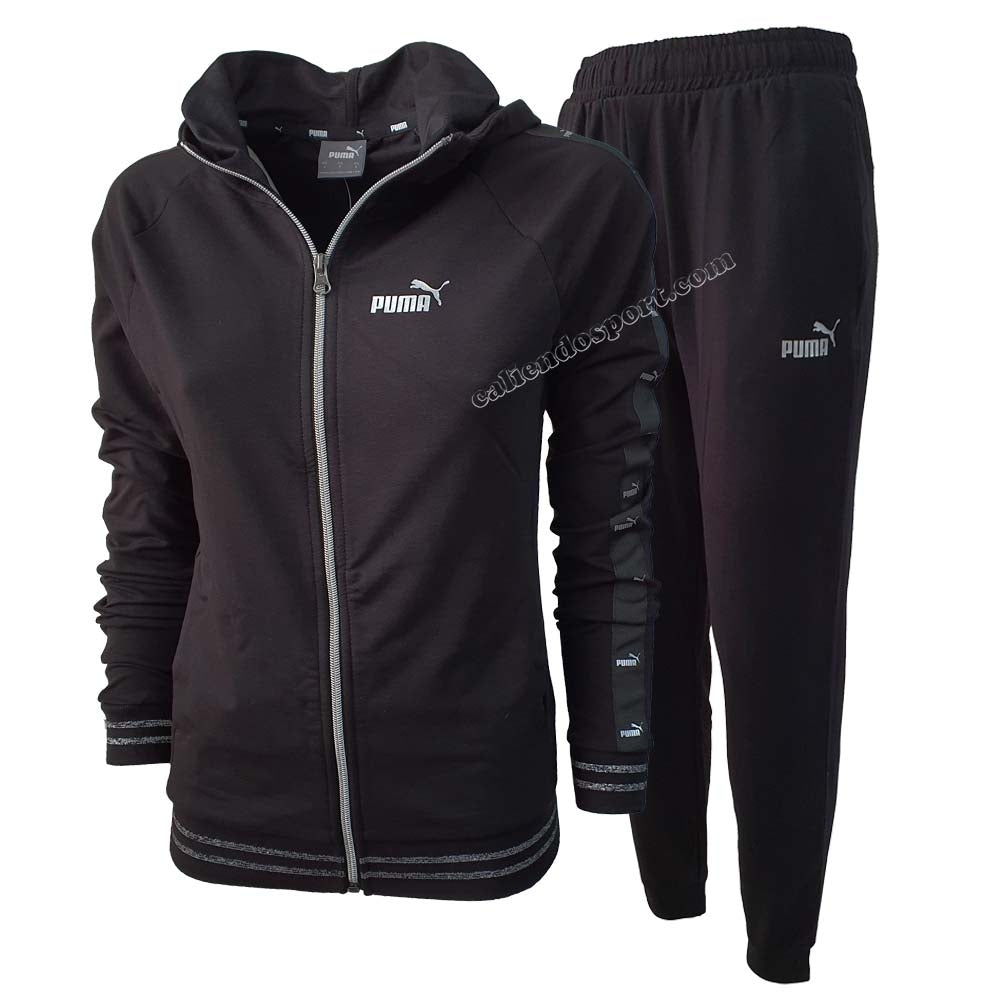 SURVÊTEMENT FEMME PUMA 855968 WS TAPE SUIT COTON