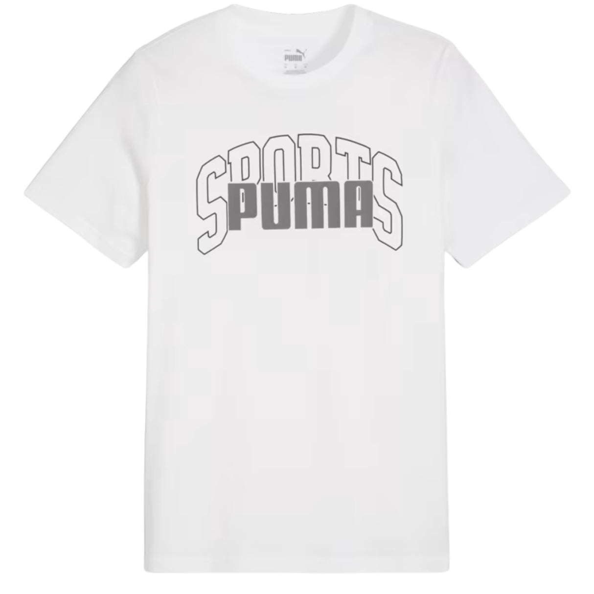 T-SHIRT PUMA 680177 02 GRAFHIC SUMMER BIANCO COTONE