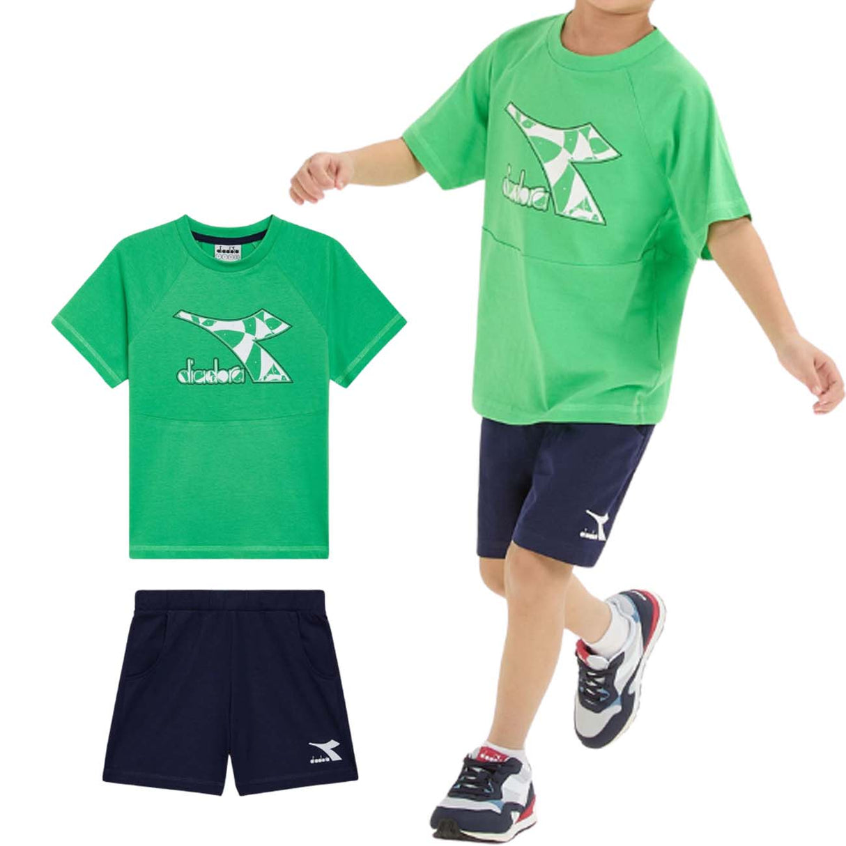 COMPLETO BAMBINI DIADORA 180455 70296 RIDDLE COTONE